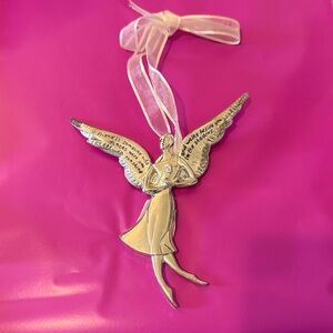 SEASONS CANNON FALLS Serenity Pewter Angel Ornament